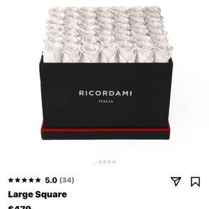 Black and White Rose Box